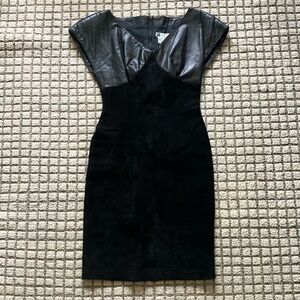 90s Leather Mini Dress 4